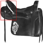 Sattel mit Seitenblatt - Phantasia