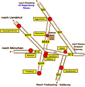 Anfahrtsskizze Reischach