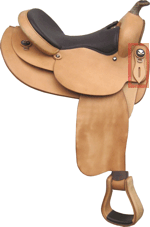 Westernsattel - Papyrus und Lotus